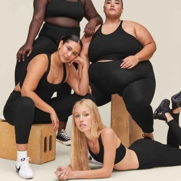 Girlfriend Collective Black High Rise Leggings Size Small Tights Basic Pants S - Picture 13 of 14